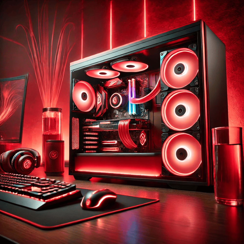 Performance Meets Style Red-Themed High-Performance Builds